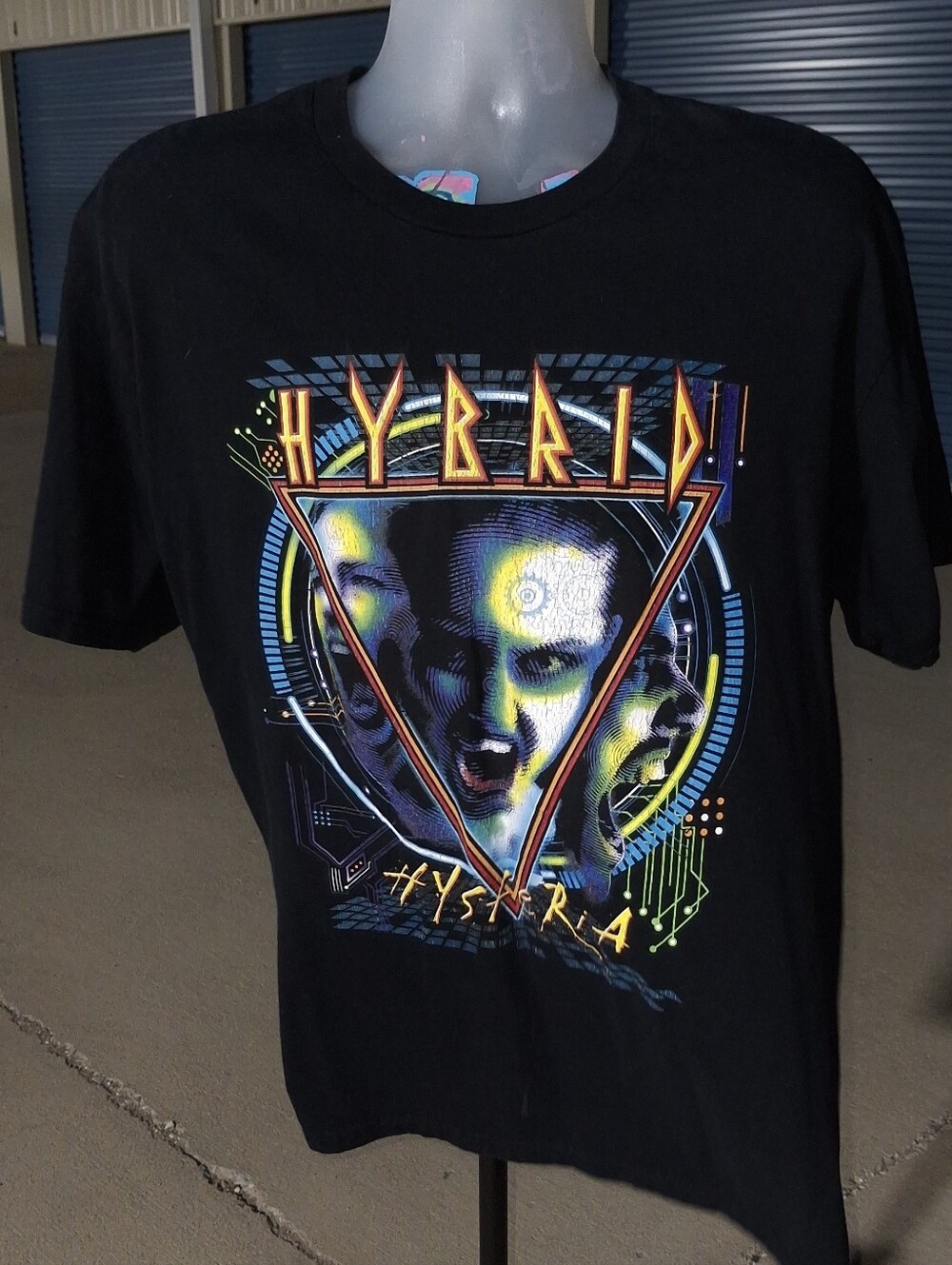 Vintage HYBRIDB HYSTERIA TOUR T Shirt Size XL